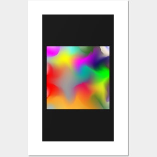 Abstract gradient color pattern Posters and Art